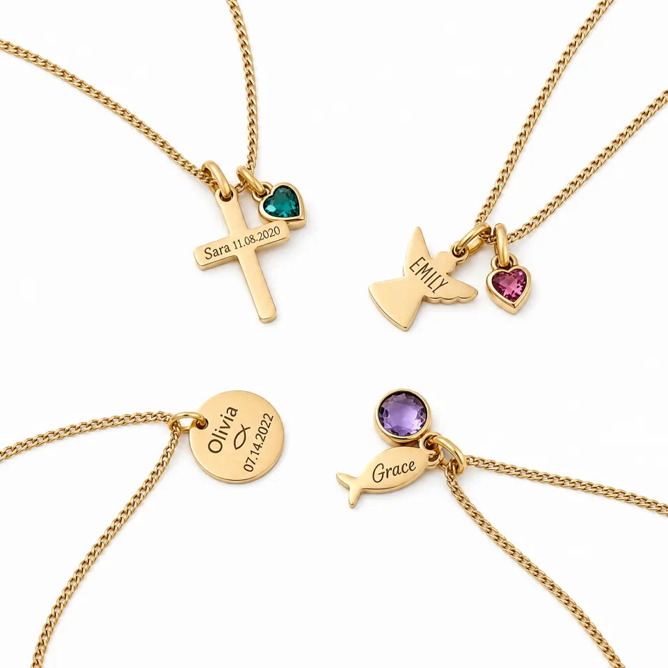 Personalized Titanium Steel Name Necklace