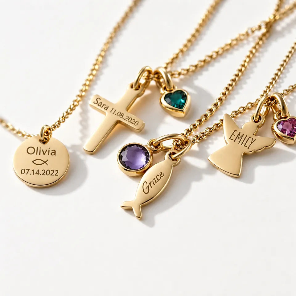 Personalized Titanium Steel Name Necklace